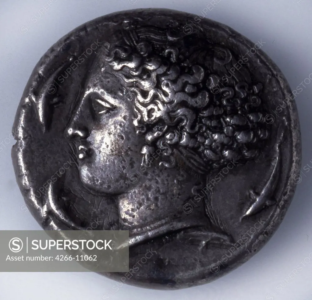 Numismatic, Ancient Coins, Silver Numismatics Objects, Numismatics, Glyptics and Medals, circa 5th-4th century BC, Russia, St. Petersburg, State Hermitage, D 34