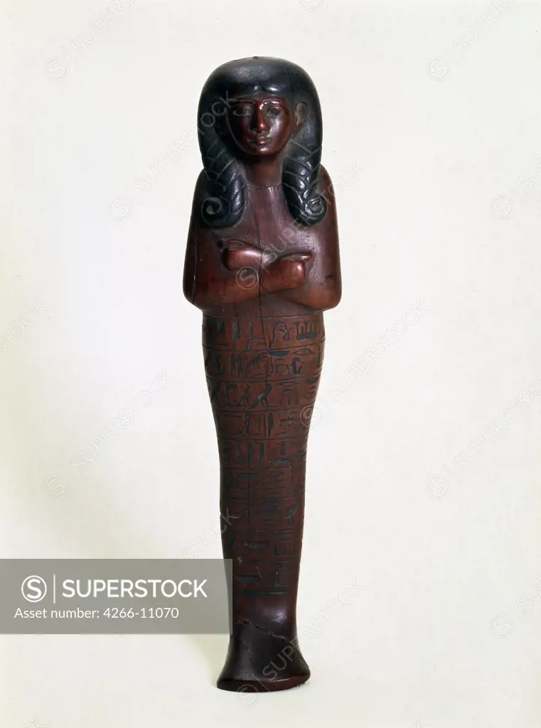 Ancient Egypt, Wood Egyptian Art , circa16th-15th century BC, Russia, St. Petersburg, State Hermitage, H 26, 5