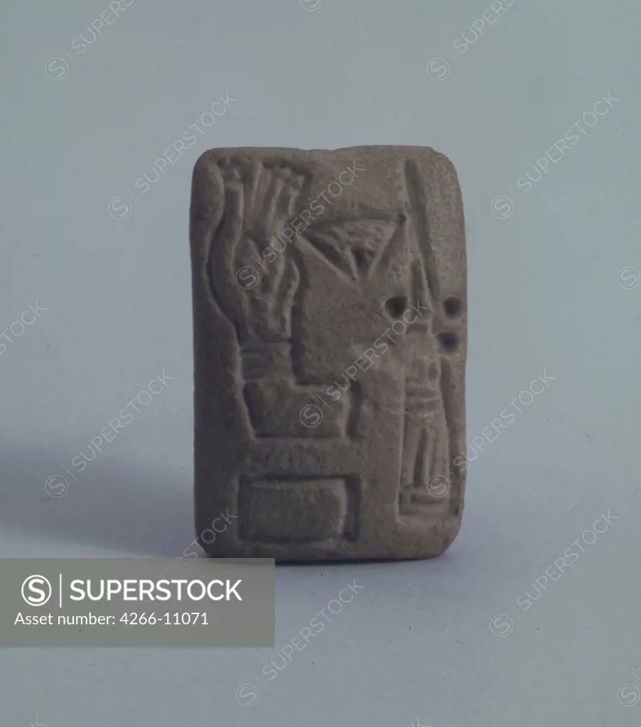 Sumerian culture, Stone , 4th millennium BC, Russia, St. Petersburg, State Hermitage, 4, 3x2, 3