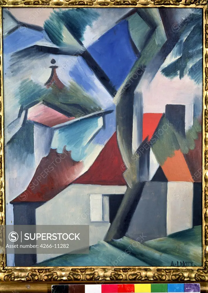 Lhote, Andre (1885-1962) State A. Pushkin Museum of Fine Arts, Moscow 1920s 65x50 Oil on canvas Cubism France 