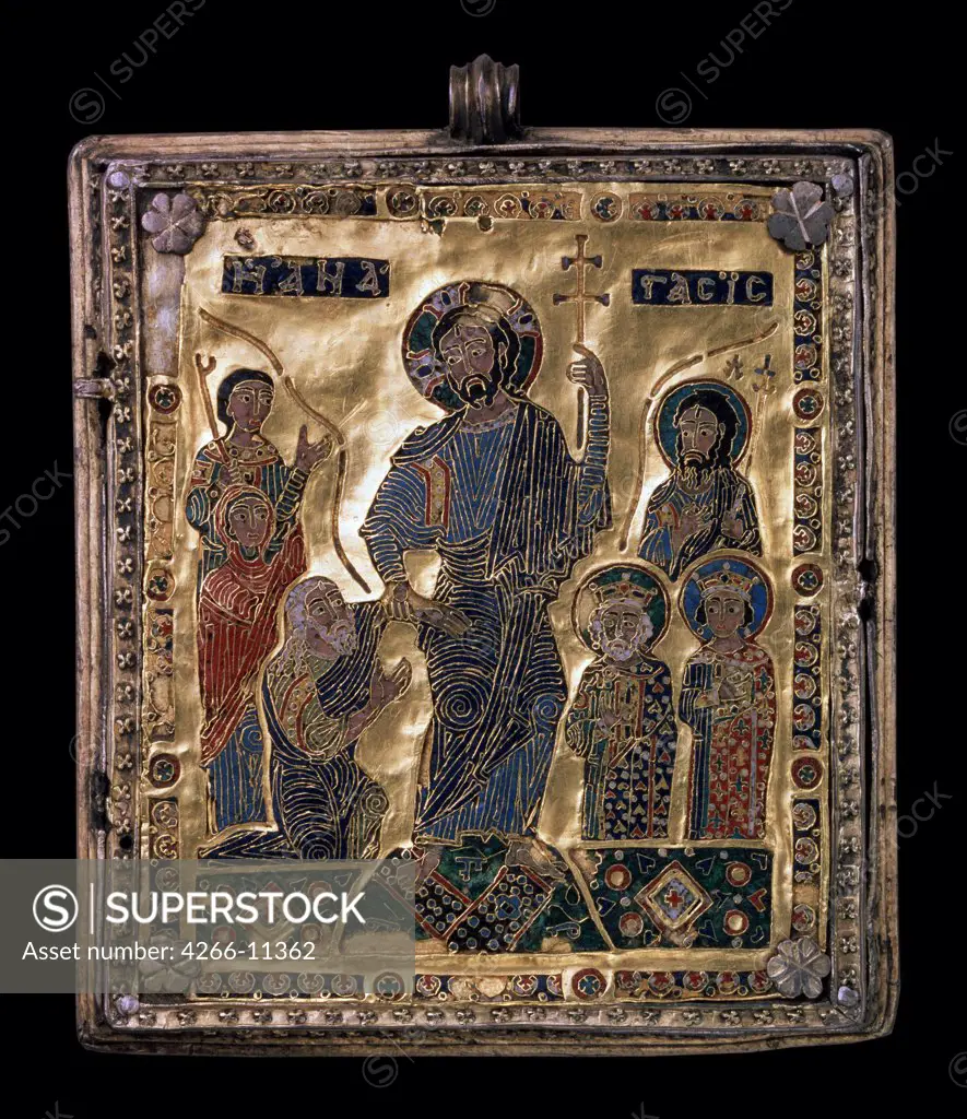 Byzantine Master, Gold, enamel, circa 12th century, Russia, Moscow, State Armory Chamber in the Kremlin, 9, 5x8, 5