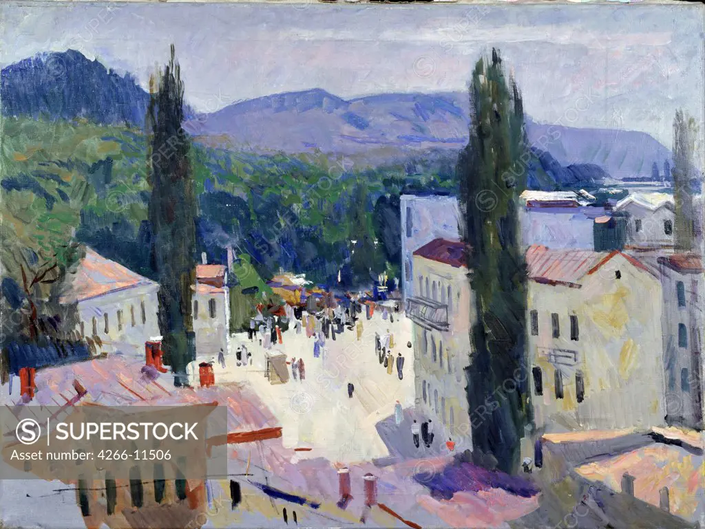 Gerasimov, Sergei Vasilyevich (1885-1964) State Regional I. Pozhalostin Art Museum, Ryasan 1930s 86x115 Oil on canvas Soviet Art Russia 