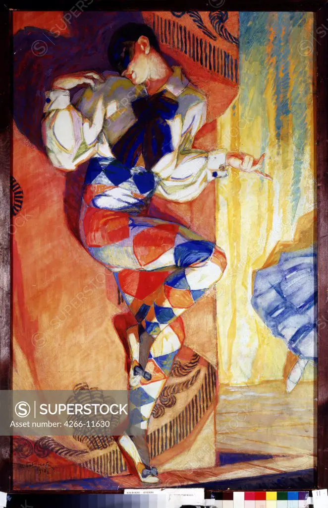 Bobyshov, Mikhail Pavlovich (1885-1964) State Central A. Bakhrushin Theatre Museum, Moscow 1910s 101,5x66 Watercolour, Gouache on cardboard Art Nouveau Russia Opera, Ballet, Theatre 