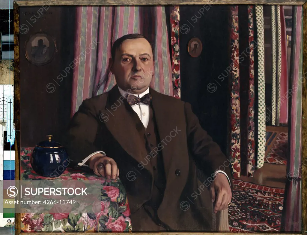 Portrait of Georges Haasen by Felix Edouard Vallotton, oil on canvas , 1913, 1865-1925, Russia, St. Petersburg , State Hermitage, 81, 7x100, 5 Nabis Schwitzerland