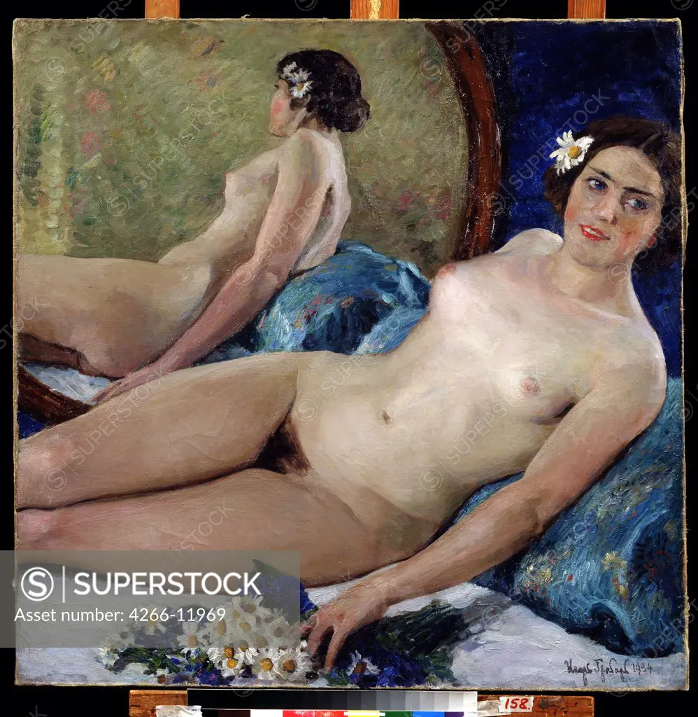 Grabar, Igor Emmanuilovich (1871-1960) Regional A. Deineka Art Gallery, Kursk 1934 82,5x82,5 Oil on canvas Modern Russia Nude 