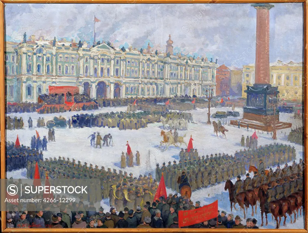 Krasnov, Nikita Karpovich (1897-1976) Regional K. Savitsky Art Gallery, Pensa 1928 75x100 Oil on canvas Soviet Art Russia 