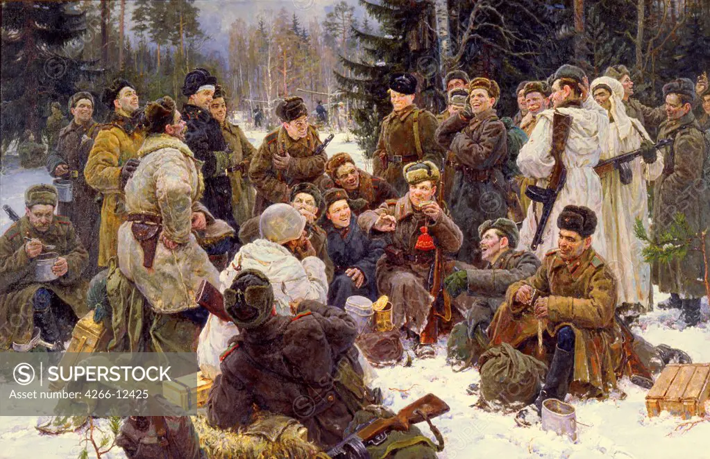 Neprintsev, Yuri Mikhailovich (1909-1996) State Tretyakov Gallery, Moscow 1955 192x300 Oil on canvas Soviet Art Russia 
