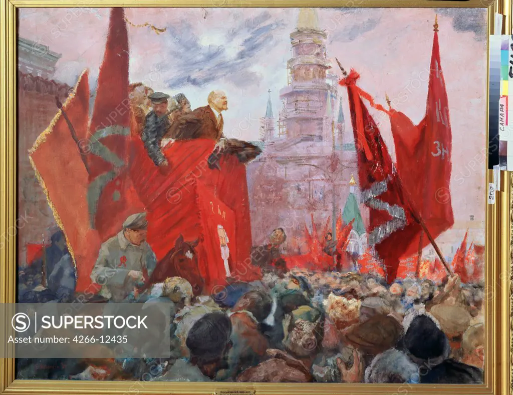 Ioganson, Boris Vladimirovich (1893-1973) State Art Museum, Samara 1932 100x126 Oil on canvas Soviet Art Russia History 