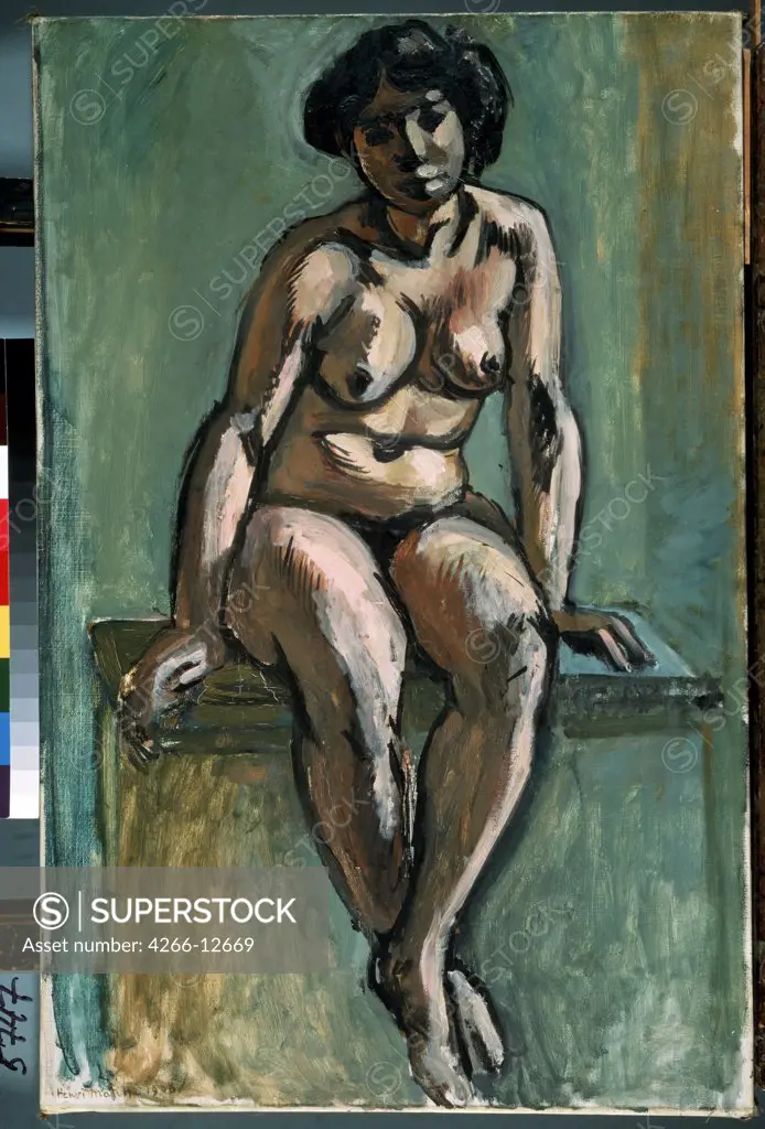 Matisse, Henri (1869-1954) State Hermitage, St. Petersburg 1908 80,5x52 Oil on canvas Modern France Nude 