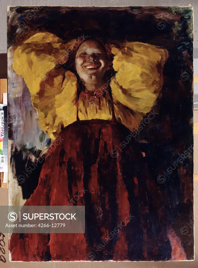 Laughing girl, Russia, Nizhny Novgorod, State Art Museum, 134, 5x98