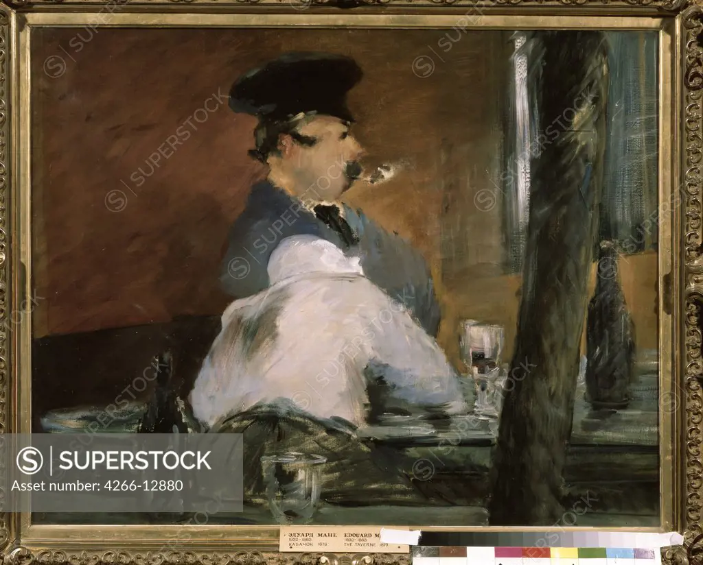 At bar, by Edouard Manet, oil on canvas, 1878-1879, 1832-1883, Moscow, State A. Pushkin Museum of Fine Arts, 72x92