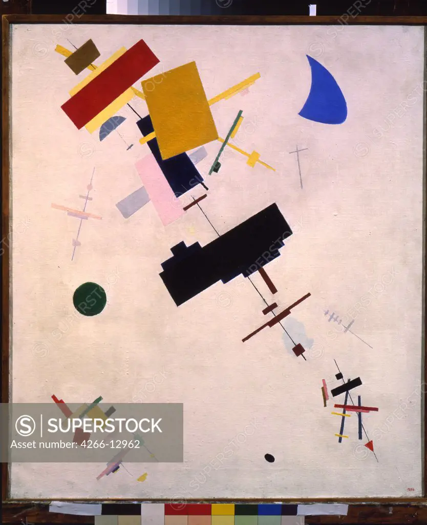 Malevich, Kasimir Severinovich (1878-1935) State Russian Museum, St. Petersburg 1916 80,5x71 Oil on canvas Suprematism Russia Abstract Art 