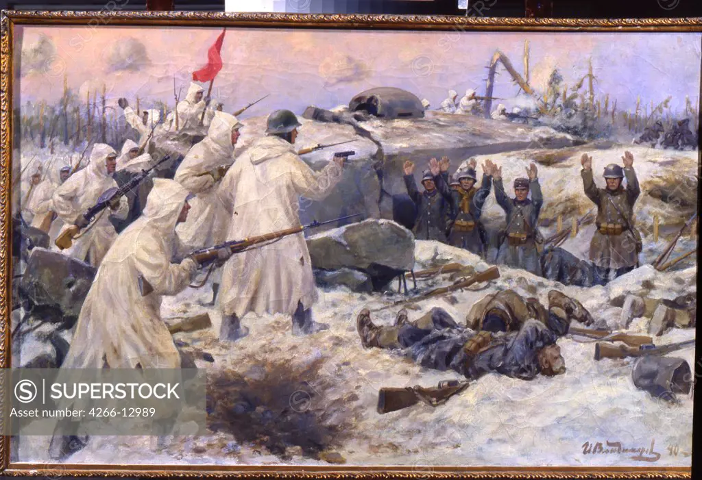 Vladimirov, Ivan Alexeyevich (1869-1947) State Central Artillery Museum, St. Petersburg 1940 65x102 Oil on canvas Soviet Art Russia History 