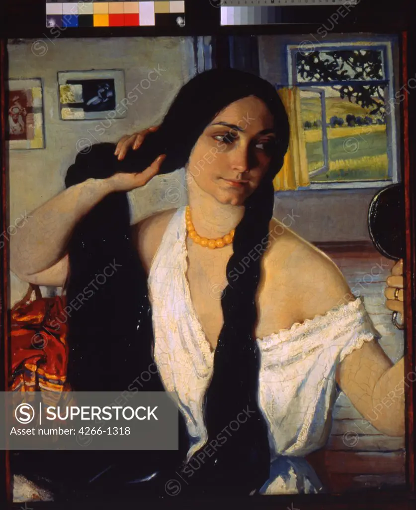 Serebriakova, Zinaida Yevgenievna (1884-1967) Private Collection 1910 69x61 Oil on canvas Russian End of 19th - Early 20th cen. Russia 
