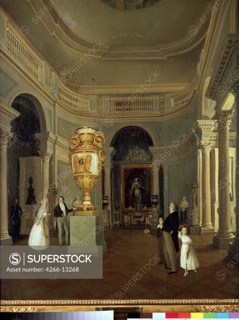 Winter Palace interior by Karl Petrovich Beggrov, oil on canvas, after 1829, 1799-1875, Russia, Moscow, State Tretyakov Gallery, 97, 8x81, 3