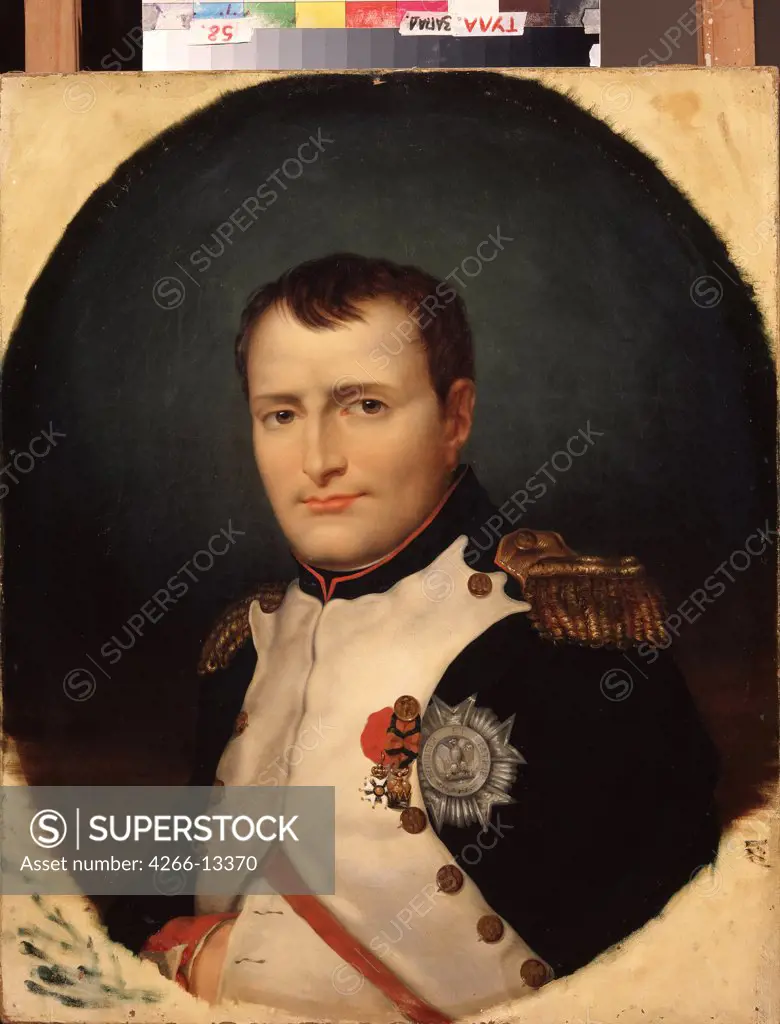 Napoleon Bonaparte by anonymous artist, Oil on canvas, 1854, Tula, State Art Museum, 75x60