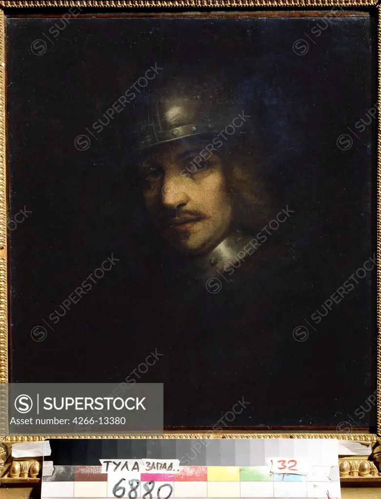 Soldier by Ferdinand Bol, oil on canvas, 1616-1680, Russia, Tula, State Art Museum, 49, 5x44