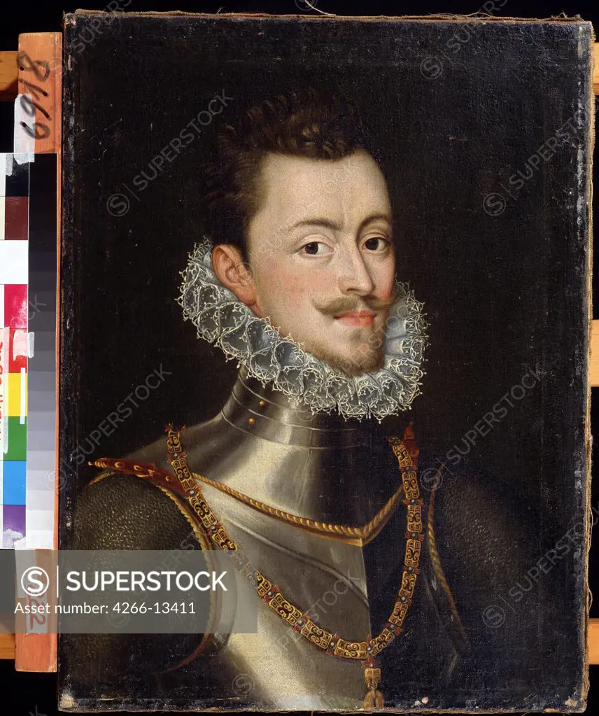 Portrait of John of Austria by Alonso Sanchez Coello, oil on canvas, 1531-1588, Russia, Khabarovsk, Far Eastern Art Museum, 62x47