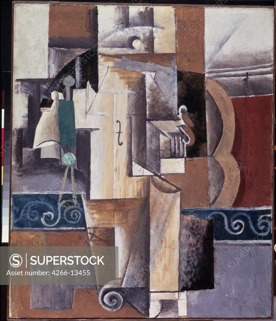 Picasso, Pablo (1881-1973) State Hermitage, St. Petersburg c. 1912 65,5x54,3 Oil on canvas Cubism Spain 