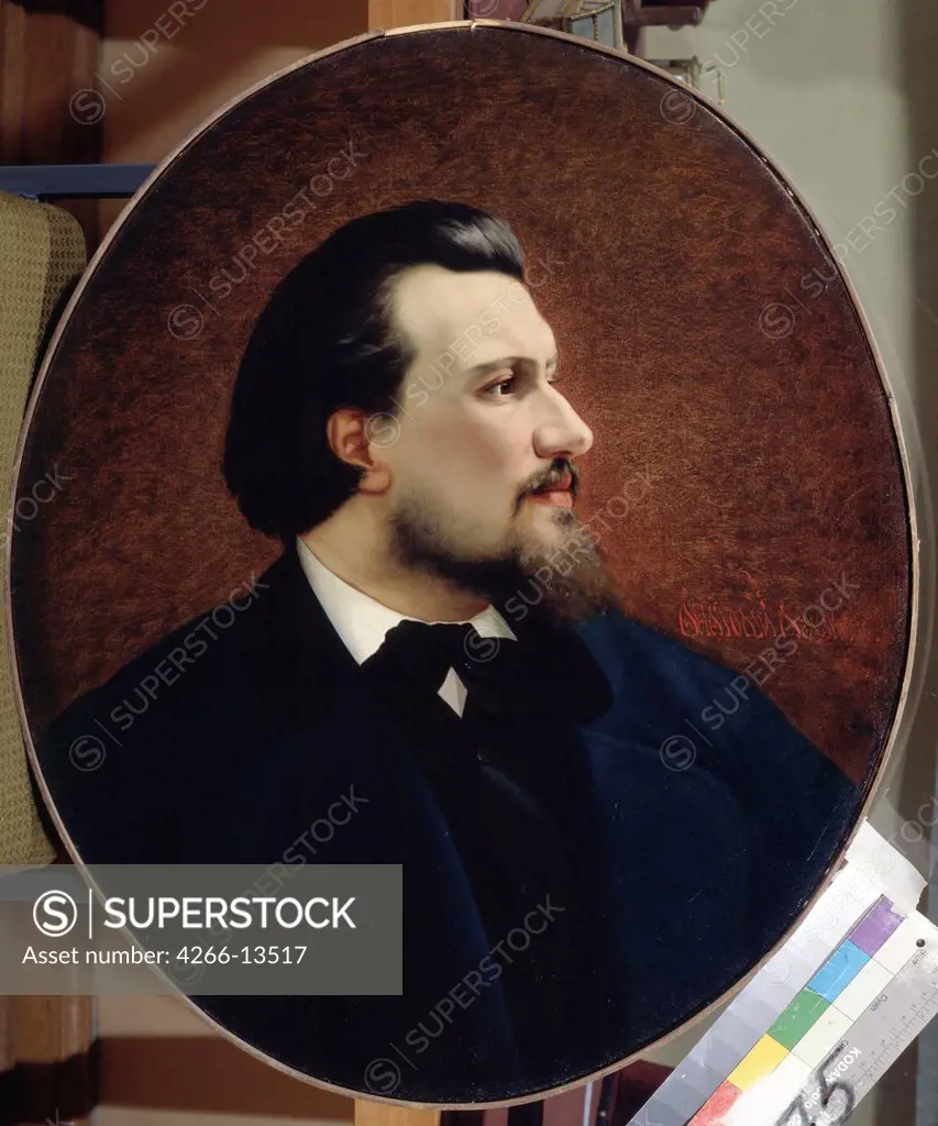Portrait of Nikolai Leskov by unknown painter, Russia, Moscow, State Central Literary Museum