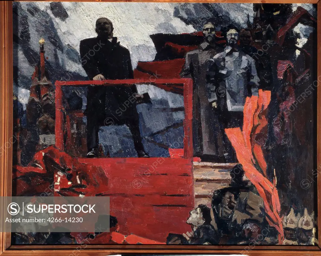 Brusilovsky, Mikhail Shaevich (*1931) State Art Gallery, Perm 79x100 Oil on canvas Soviet Art Russia History 