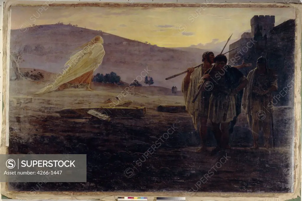 Resurrection of Jesus Christ, Nikolai Nikolayevich Ge, Oil on canvas, 1867, 1831-1894, Russia, Moscow, State Tretyakov Gallery, 229x352