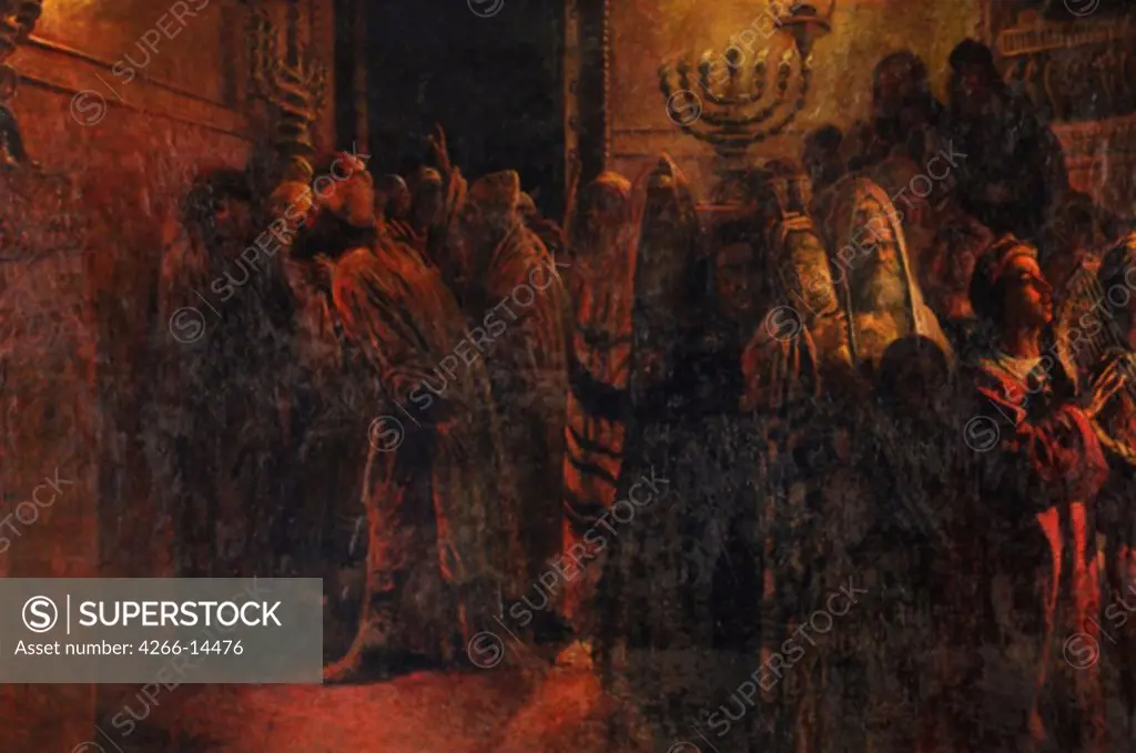 Sanhedrin Trial of Jesus by Nikolai Nikolayevich Ge, oil on canvas, 1892, 1831-1894, Russia, Moscow, State Tretyakov Gallery, 201, 3x297