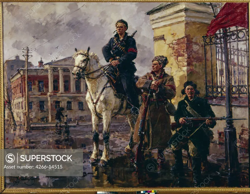 Savitsky, Georgi Konstantinovich (1887-1949) State Museum of Revolution, Moscow 1949 Oil on canvas Soviet Art Russia History 