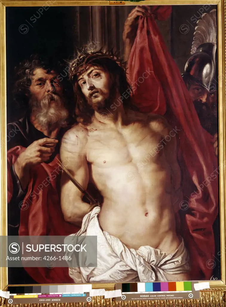 Crucifixion by Pieter Paul Rubens, oil on wood, 1577-1640, Russia, St. Petersburg, State Hermitage, 125, 7x96, 5