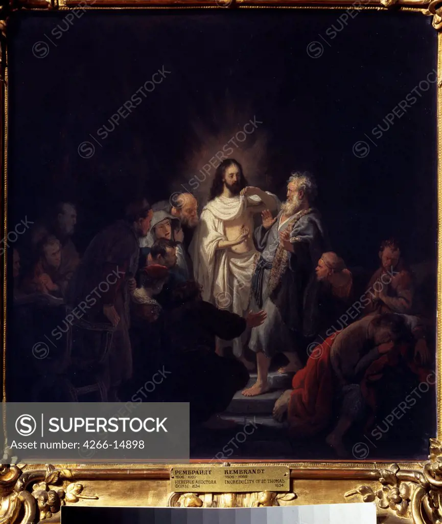 Apostles of Jesus Christ by Rembrandt van Rhijn, Oil on wood, 1634, 1606-1669, Russia, Moscow, State A. Pushkin Museum of Fine Arts, 53x50, 5