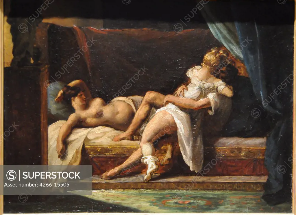 G_ricault, Th_odore (1791-1824) © J. Paul Getty Museum, Los Angeles Painting 22x30 Genre  Three Lovers (L'Amour š trois)