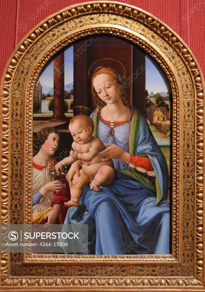 Lorenzo di Credi (1459-1537) © J. Paul Getty Museum, Los Angeles Painting Bible  Madonna and Child