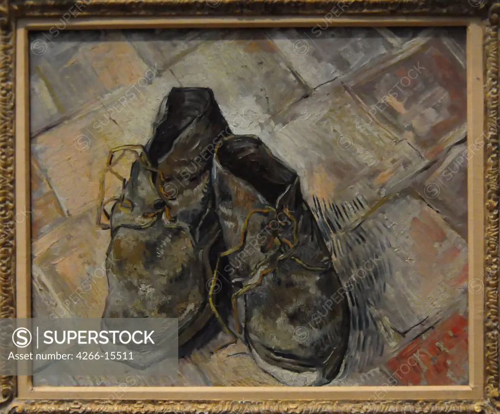 Gogh, Vincent, van (1853-1890) © Metropolitan Museum of Art, New York Painting 45,7x55,2 Still Life  Shoes