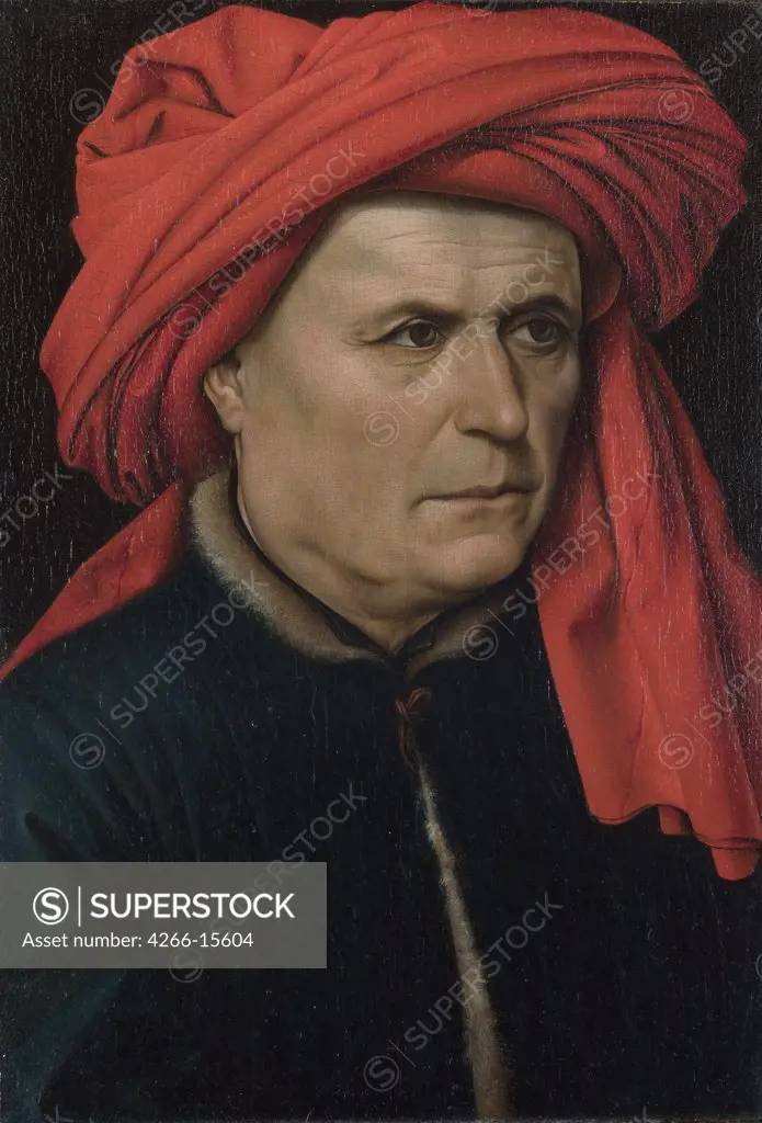 Campin, Robert (ca. 1375-1444) National Gallery, London Painting 40,7x28,1 Portrait  Portrait of a Man