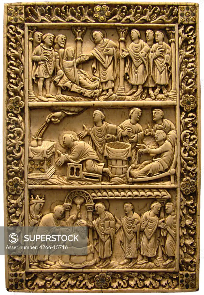 West European Applied Art   Mus_e de Picardie, Amiens Applied Arts Bible,History  The Baptism of Clovis