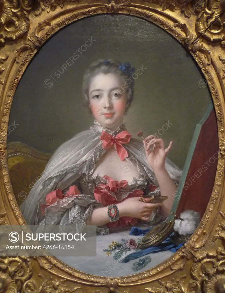 Boucher, Franois (1703-1770) © Fogg Art Museum, Cambridge Painting Portrait  Portrait of the Marquise de Pompadour (1721-1764)