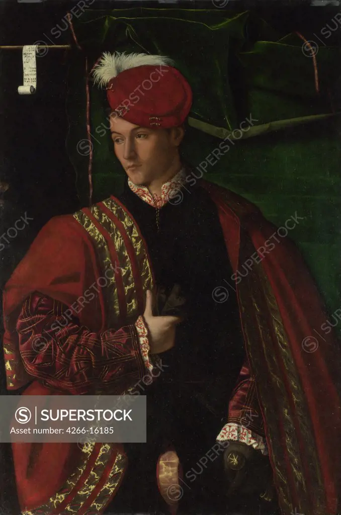 Veneto, Bartolomeo (1502-1555) National Gallery, London Painting 105,5x72,6 Portrait  Lodovico Martinengo