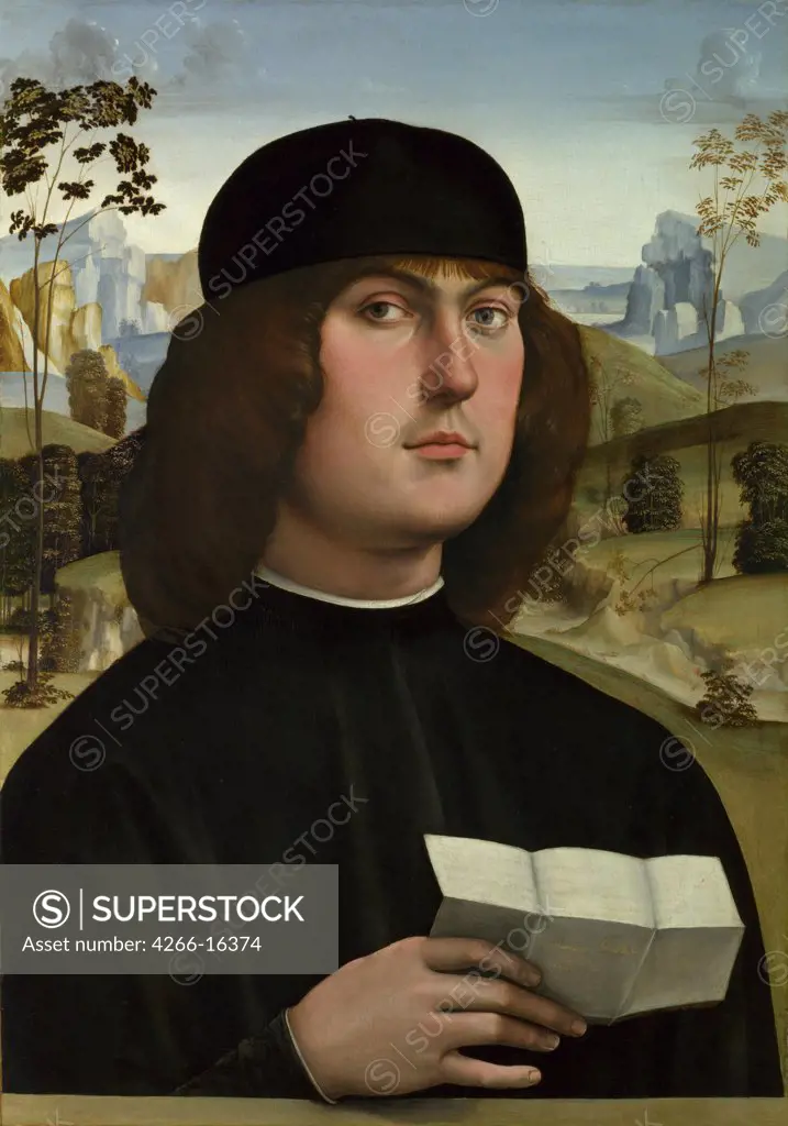 Francia, Francesco (1450-1517) National Gallery, London Painting 56,5x40,6 Portrait  Bartolomeo Bianchini