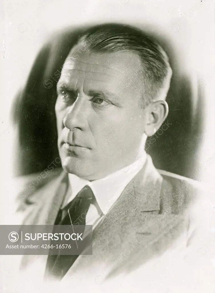 Portrait of the author Mikhail Bulgakov (1891-1940) by Anonymous  /Russian State Archive of Literature and Art, Moscow/1930s/Photograph/Russia/Portrait