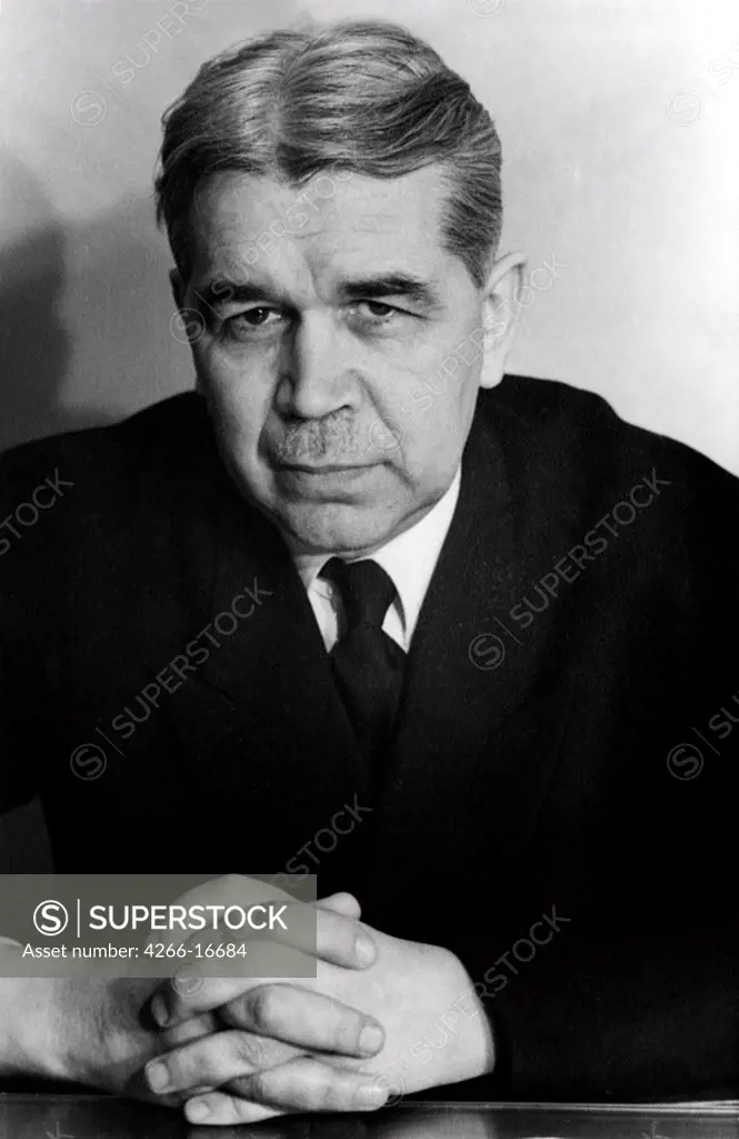 Soviet physicist, the President of the USSR Academy of Sciences Sergey I. Vavilov (1891-1951) by Anonymous  /© The Lebedev Physics Institute (FIAN), Moscow/Russia/Portrait