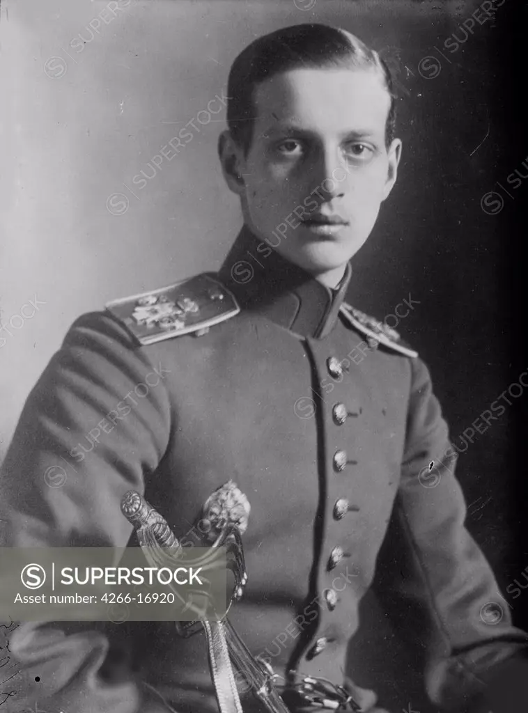 Grand Duke Dmitri Pavlovich of Russia (1891-1941) by Anonymous /State Central Museum of Contemporary History of Russia, Moscow/Early 20th cen./Photograph/Russia/Tsar's Family. House of Romanov