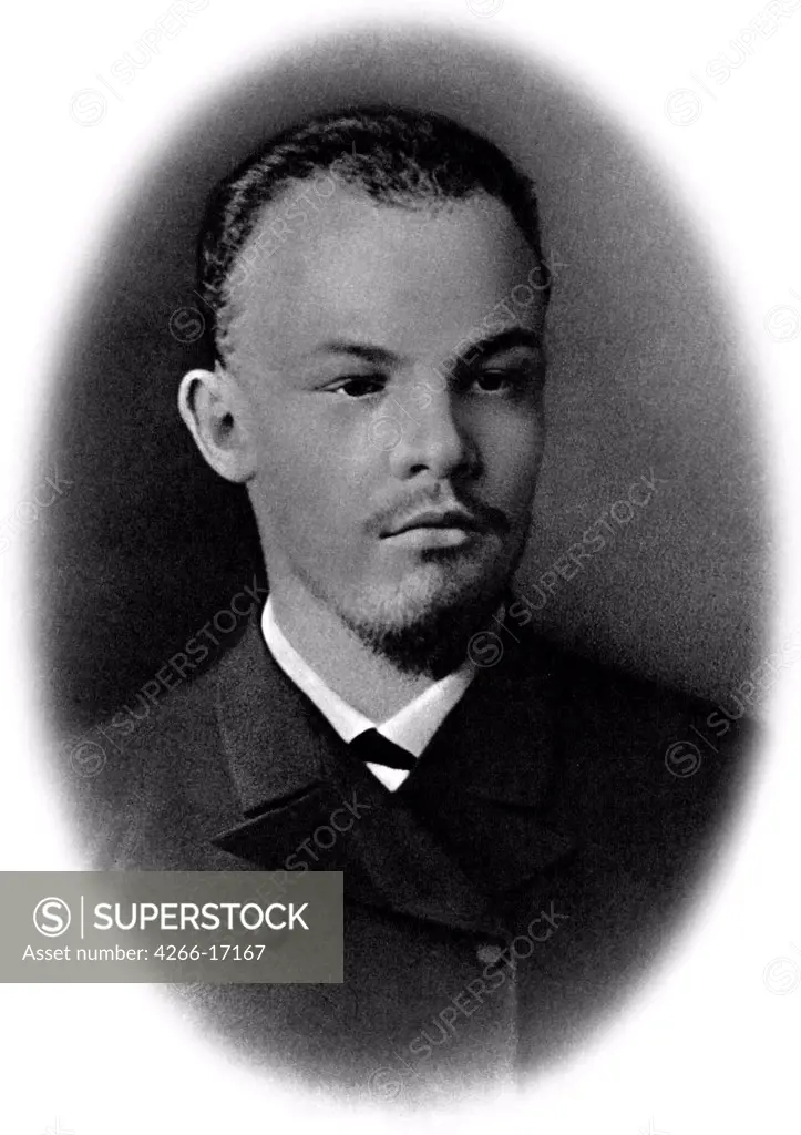 Vladimir Ulyanov (Lenin) as Student. Samara by Anonymous  /State Museum of History, Moscow/1890/Photograph/Russia/Portrait