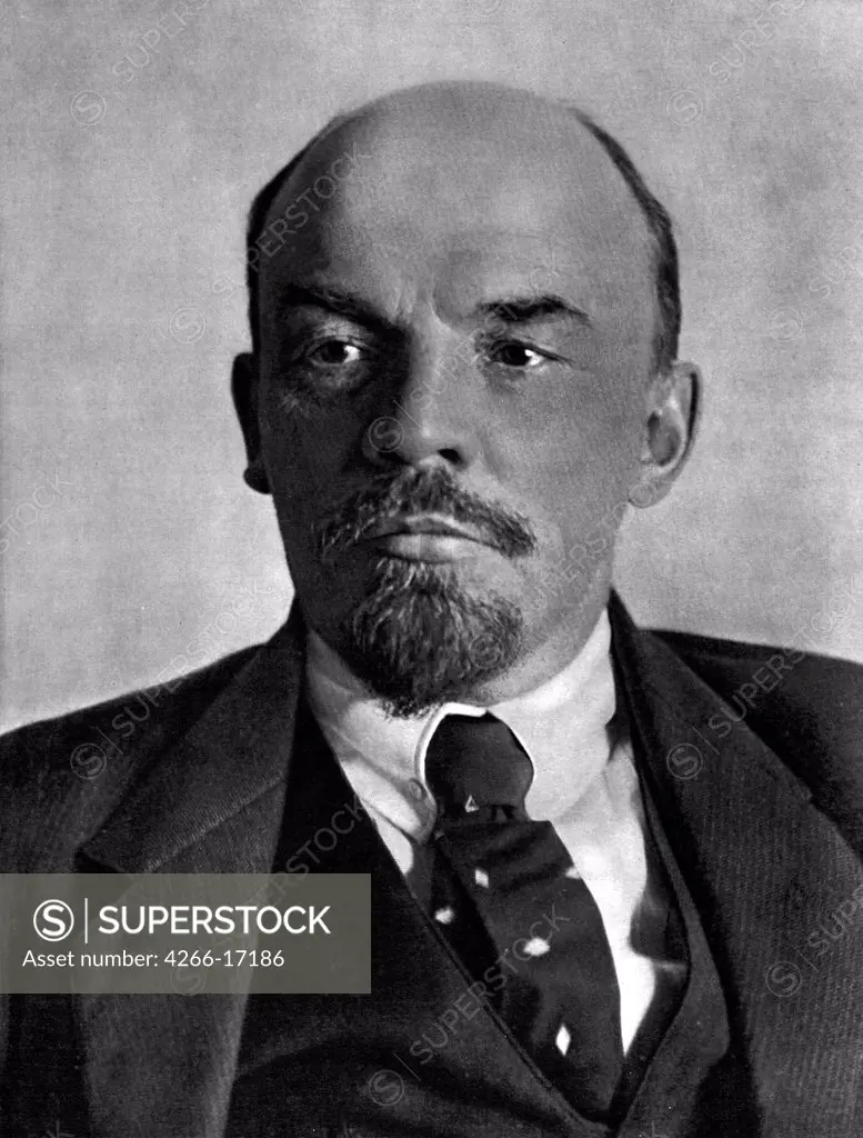 Vladimir Lenin in the Kremlin. October 1918 by Anonymous  /State Museum of History, Moscow/1918/Photograph/Russia/Portrait