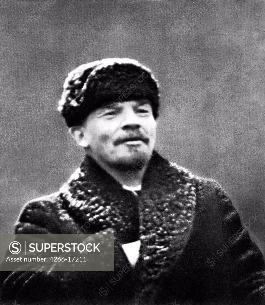 Vladimir Lenin. November 7, 1919 by Anonymous  /State Museum of History, Moscow/1919/Photograph/Russia/History