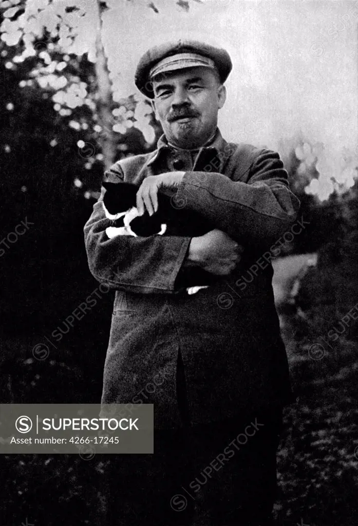 Vladimir Lenin in Gorki. August - September 1922 by Anonymous  /State Museum of History, Moscow/1922/Photograph/Russia/History