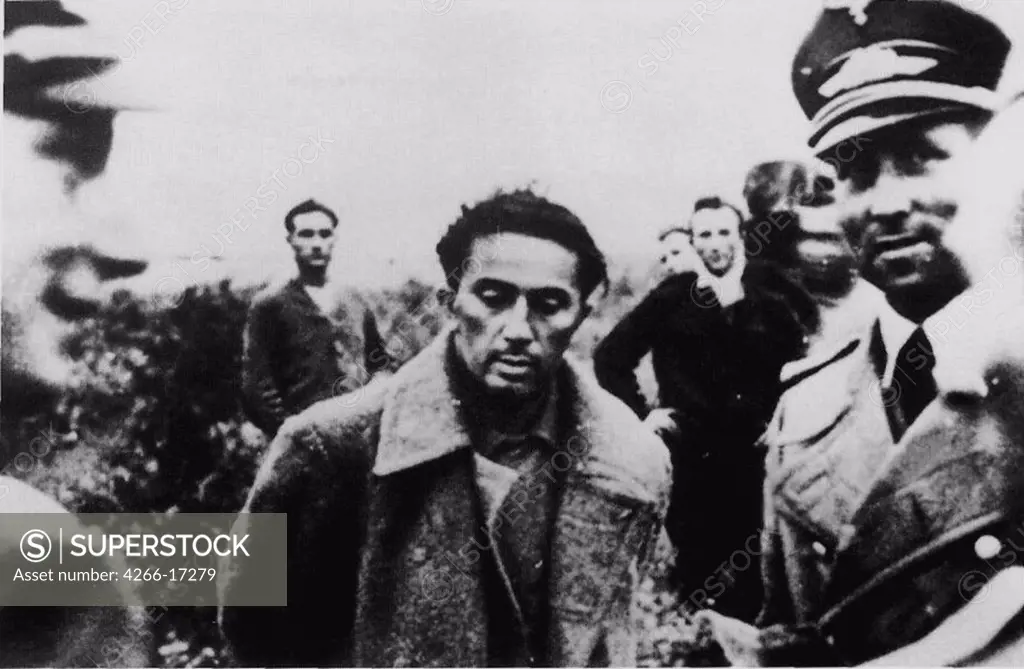 Yakov Dzhugashvili in the Sachsenhausen concentration camp by Anonymous  /Russian State Film and Photo Archive, Krasnogorsk/1943/Photograph/Germany/History