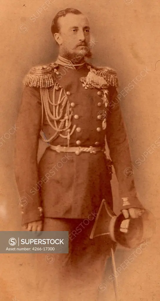 Eugen de Beauharnais 5th Duke of Leuchtenberg (1891-1901) by Photo studio H. Rentz & F. Schrader  /Private Collection/1860s-1870s/Photograph/Russia/Portrait,Tsar's Family. House of Romanov