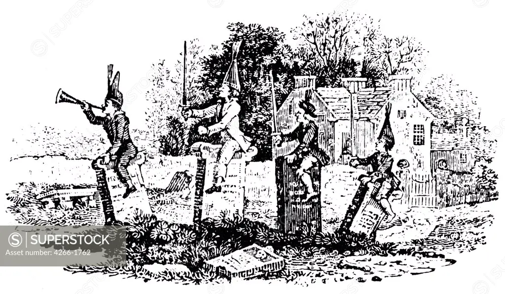 Life And Death by Thomas Bewick, woodcut, 1797, 1753-1828, Russia, Moscow, State A. Pushkin Museum of Fine Arts