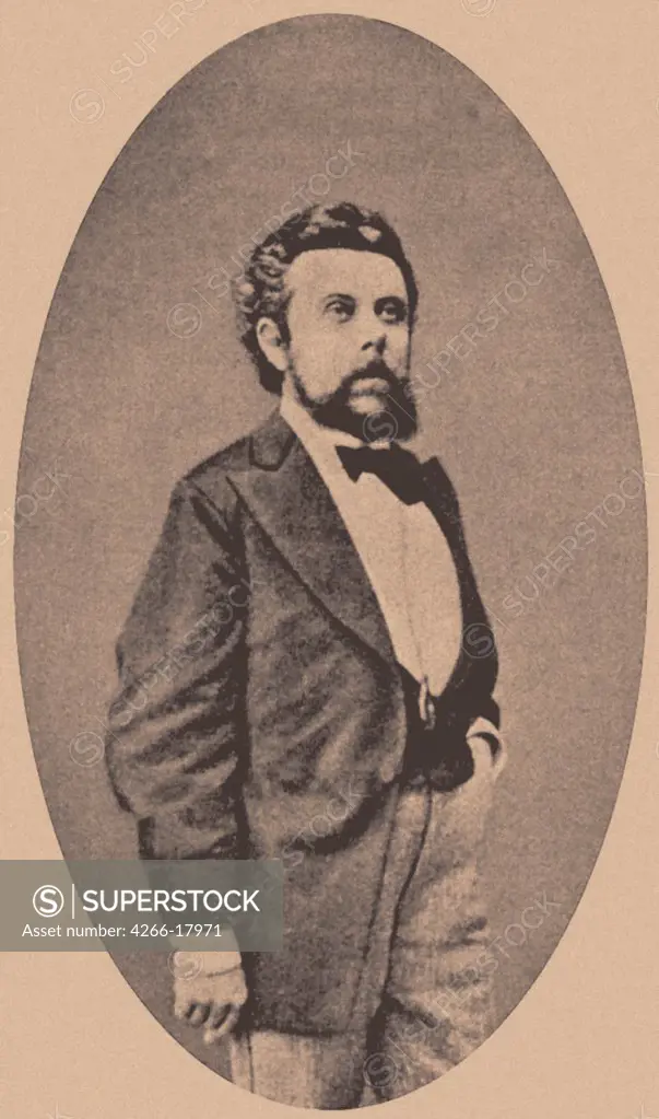 Modest Mussorgsky by Anonymous  /Private Collection/1873/Photograph/Russia/Portrait