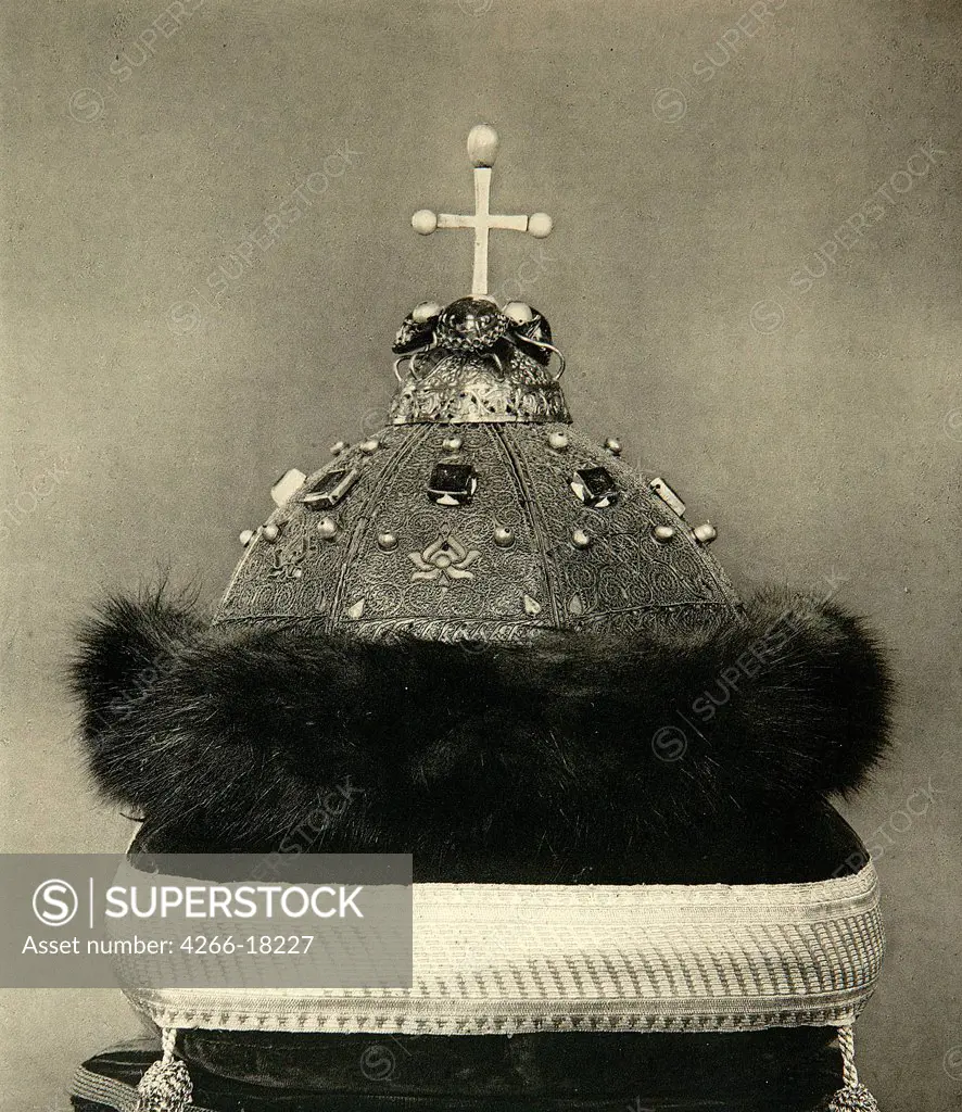 The Monomakh's Cap by Scherer, Nabholz & Co.  /State United Museum Centre in the Kremlin, Moscow/before 1884/Photoengraving/Germany/History